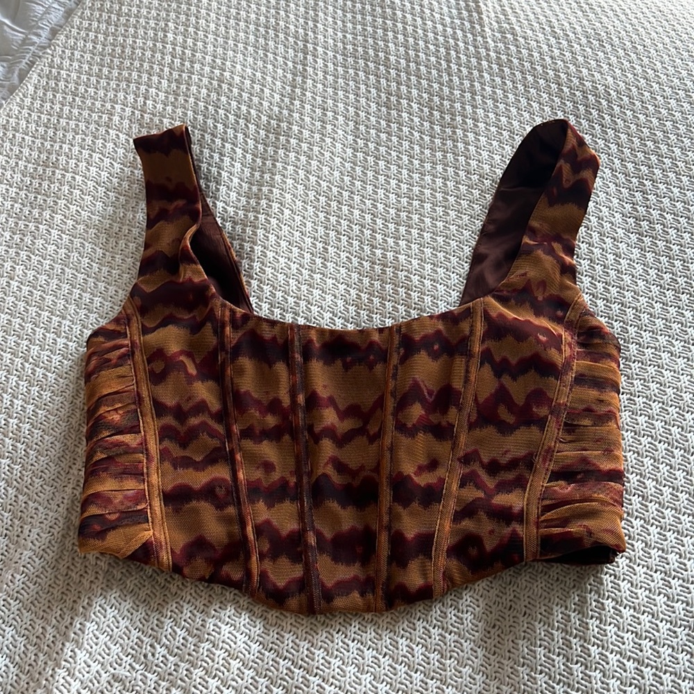Zara corset top